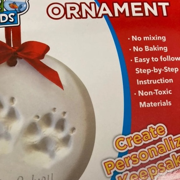 NIB Paw Print Ornament Impression Kit For Dogs & Cats - Picture 6 of 6